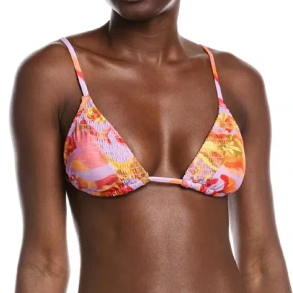 FARM Rio Painted Fishes Triangle Bikini Top